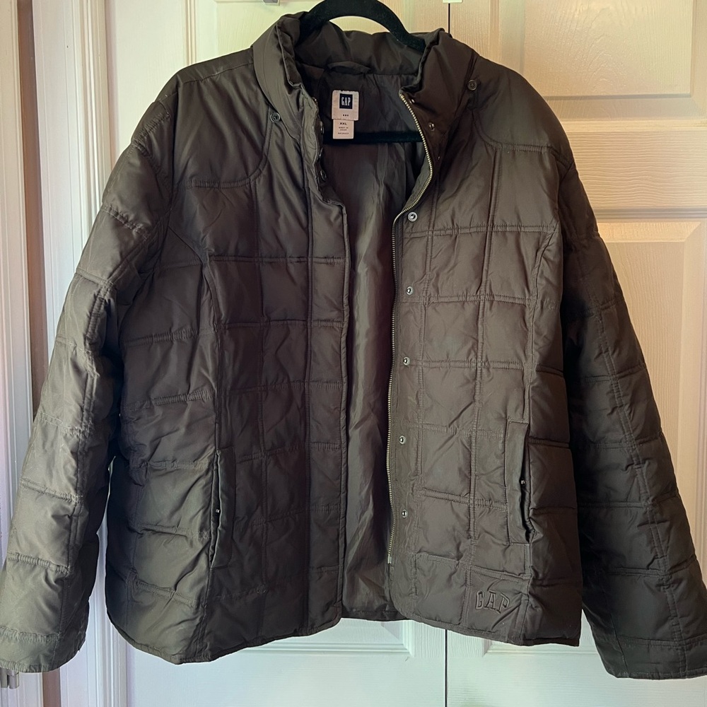 GAP Dark Brown Puffer Jacket